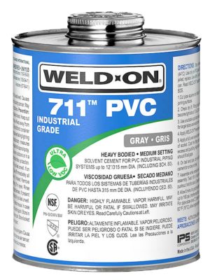 PVC Cement 711 Grey