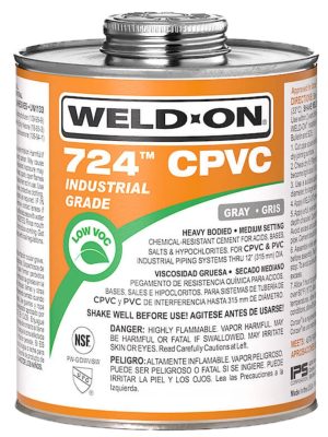 PVC/CPVC Cement 724 Grey